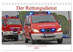 Der Rettungsdienst (Tischkalender 2024 DIN A5 quer), CALVENDO Monatskalender