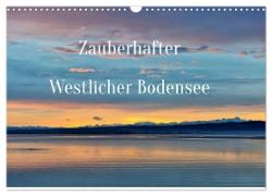 Zauberhafter Westlicher Bodensee (Wandkalender 2024 DIN A3 quer), CALVENDO Monatskalender