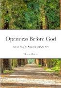 Openness Before God - Paperback