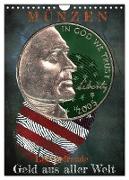 Münzen - Geld aus aller Welt (Wandkalender 2024 DIN A4 hoch), CALVENDO Monatskalender
