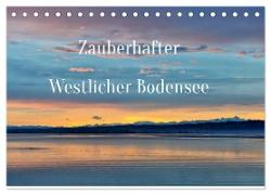 Zauberhafter Westlicher Bodensee (Tischkalender 2024 DIN A5 quer), CALVENDO Monatskalender