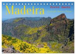 Madeira und Porto Santo (Tischkalender 2024 DIN A5 quer), CALVENDO Monatskalender