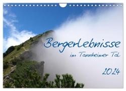 Bergerlebnisse im Tannheimer Tal (Wandkalender 2024 DIN A4 quer), CALVENDO Monatskalender