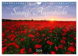 Sonnige Augenblicke (Wandkalender 2024 DIN A4 quer), CALVENDO Monatskalender