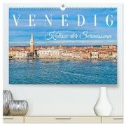 Venedig - Kulisse der Serenissima (hochwertiger Premium Wandkalender 2024 DIN A2 quer), Kunstdruck in Hochglanz