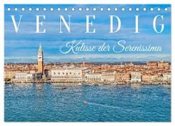 Venedig - Kulisse der Serenissima (Tischkalender 2024 DIN A5 quer), CALVENDO Monatskalender