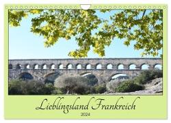 Lieblingsland Frankreich (Wandkalender 2024 DIN A4 quer), CALVENDO Monatskalender