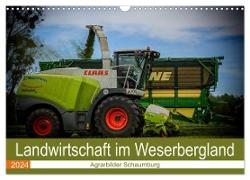 Landwirtschaft im Weserbergland (Wandkalender 2024 DIN A3 quer), CALVENDO Monatskalender