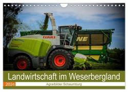 Landwirtschaft im Weserbergland (Wandkalender 2024 DIN A4 quer), CALVENDO Monatskalender