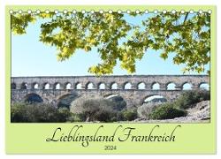 Lieblingsland Frankreich (Tischkalender 2024 DIN A5 quer), CALVENDO Monatskalender