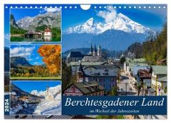 Berchtesgadener Land im Wechsel der Jahreszeiten (Wandkalender 2024 DIN A4 quer), CALVENDO Monatskalender