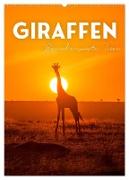 Giraffe - Bemerkenswerte Tiere. (Wandkalender 2024 DIN A2 hoch), CALVENDO Monatskalender