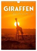 Giraffe - Bemerkenswerte Tiere. (Wandkalender 2024 DIN A4 hoch), CALVENDO Monatskalender