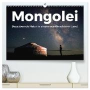 Mongolei - Bezaubernde Natur in einem wunderschönen Land. (hochwertiger Premium Wandkalender 2024 DIN A2 quer), Kunstdruck in Hochglanz