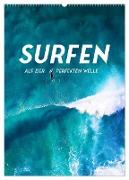 Surfen - Auf der perfekten Welle. (Wandkalender 2024 DIN A2 hoch), CALVENDO Monatskalender