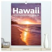 Hawaii - Das wunderschöne Land im Pazifik. (hochwertiger Premium Wandkalender 2024 DIN A2 hoch), Kunstdruck in Hochglanz