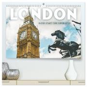 London - In der Stadt der Superlative. (hochwertiger Premium Wandkalender 2024 DIN A2 quer), Kunstdruck in Hochglanz