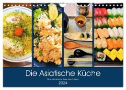 Die Asiatische Küche - Eine kulinarische Reise durch Asien (Wandkalender 2024 DIN A4 quer), CALVENDO Monatskalender