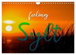 feeling Sylt (Wandkalender 2024 DIN A4 quer), CALVENDO Monatskalender