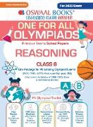 Oswaal One For All Olympiad Previous Years' Solved Papers, Class-8 Reasoning Book (For 2023 Exam)