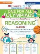 Oswaal One For All Olympiad Previous Years' Solved Papers, Class-6 Reasoning Book (For 2023 Exam)