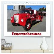 Feuerwehrautos (hochwertiger Premium Wandkalender 2024 DIN A2 quer), Kunstdruck in Hochglanz