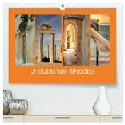 Urlaubsinsel Rhodos (hochwertiger Premium Wandkalender 2024 DIN A2 quer), Kunstdruck in Hochglanz