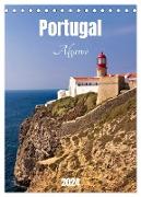 Portugal. Algarve (Tischkalender 2024 DIN A5 hoch), CALVENDO Monatskalender