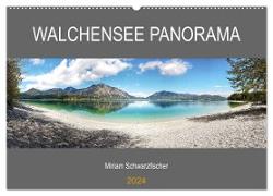 Walchensee Panorama (Wandkalender 2024 DIN A2 quer), CALVENDO Monatskalender