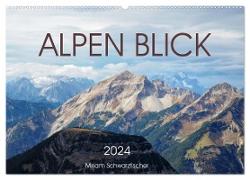 Alpen Blick (Wandkalender 2024 DIN A2 quer), CALVENDO Monatskalender