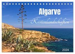 Algarve - Küstenlandschaften (Tischkalender 2024 DIN A5 quer), CALVENDO Monatskalender