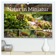 Natur in Miniatur - Mooswelten (hochwertiger Premium Wandkalender 2024 DIN A2 quer), Kunstdruck in Hochglanz