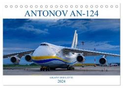 ANTONOV 124 (Tischkalender 2024 DIN A5 quer), CALVENDO Monatskalender