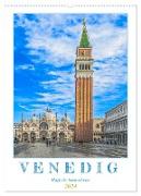 Venedig - Magische Impressionen (Wandkalender 2024 DIN A2 hoch), CALVENDO Monatskalender