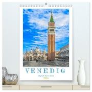 Venedig - Magische Impressionen (hochwertiger Premium Wandkalender 2024 DIN A2 hoch), Kunstdruck in Hochglanz