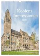 Koblenz Impressionen (Wandkalender 2024 DIN A3 hoch), CALVENDO Monatskalender