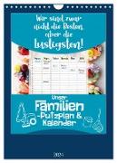 Unser Familien-Putzplan & Kalender 2024 (Wandkalender 2024 DIN A4 hoch), CALVENDO Monatskalender