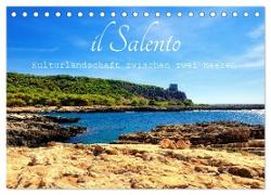il Salento Kulturlandschaft zwischen zwei Meeren (Tischkalender 2024 DIN A5 quer), CALVENDO Monatskalender
