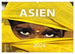 Asien - Kontinent der Farben (Wandkalender 2024 DIN A2 quer), CALVENDO Monatskalender