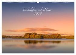 Landschaften und Natur 2024 (Wandkalender 2024 DIN A2 quer), CALVENDO Monatskalender