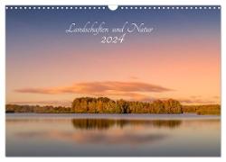 Landschaften und Natur 2024 (Wandkalender 2024 DIN A3 quer), CALVENDO Monatskalender