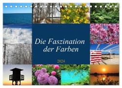 Die Faszination der Farben (Tischkalender 2024 DIN A5 quer), CALVENDO Monatskalender