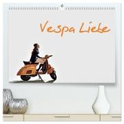 Vespa Liebe (hochwertiger Premium Wandkalender 2024 DIN A2 quer), Kunstdruck in Hochglanz