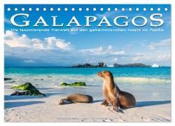 Die faszinierende Tierwelt der Galapagos-Inseln (Tischkalender 2024 DIN A5 quer), CALVENDO Monatskalender