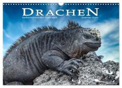Drachen: Geheimnisvolles Tierreich (Wandkalender 2024 DIN A3 quer), CALVENDO Monatskalender