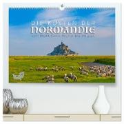 Die Küsten der Normandie vom Mont Saint-Michel bis Étretat (hochwertiger Premium Wandkalender 2024 DIN A2 quer), Kunstdruck in Hochglanz