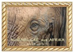 Augenblicke aus Afrika (Tischkalender 2024 DIN A5 quer), CALVENDO Monatskalender