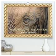 Augenblicke aus Afrika (hochwertiger Premium Wandkalender 2024 DIN A2 quer), Kunstdruck in Hochglanz