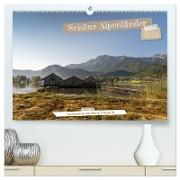 Schöne Alpenländer (hochwertiger Premium Wandkalender 2024 DIN A2 quer), Kunstdruck in Hochglanz