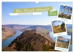 Die Mosel erwacht aus Ihrem Winterschlaf (Wandkalender 2024 DIN A3 quer), CALVENDO Monatskalender